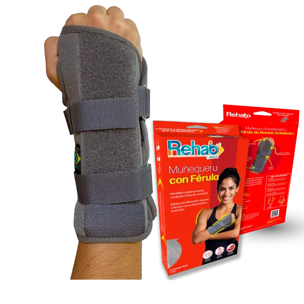  Muñequera Estabilizadora con Férula de Aluminio Ambidiestra , Ch