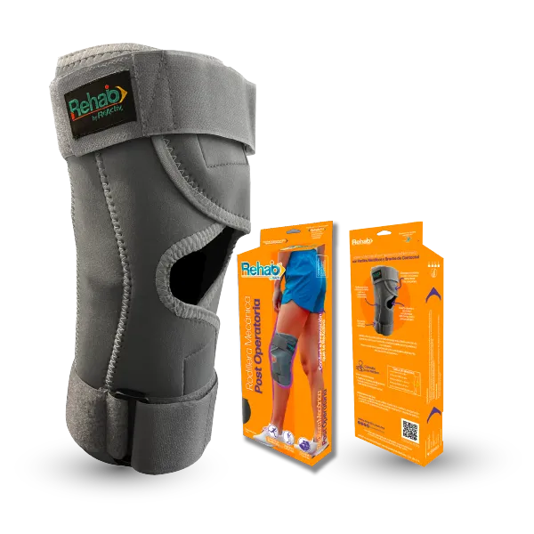  Rodillera Mecánica Post Operatoria de Neopreno con Varillas Metálicas y Broche de Contactel , Ch